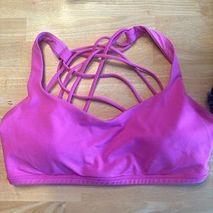 Sonic pink lulu bra
